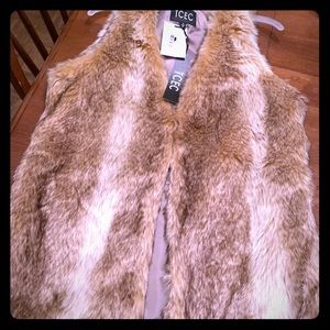 NWT fur vest